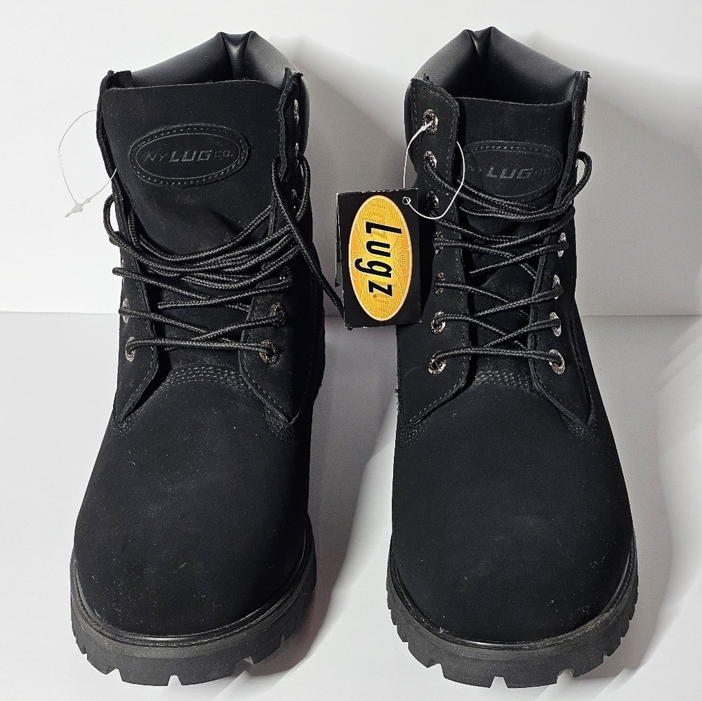 Lugz Black Lace-Up Boots
